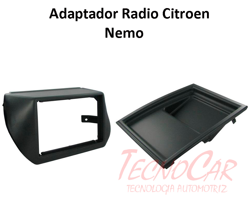 Adaptador radio CITROEN NEMO/PEUGEOT BIPPER/FIAT FIORINO QUBO 2008 up